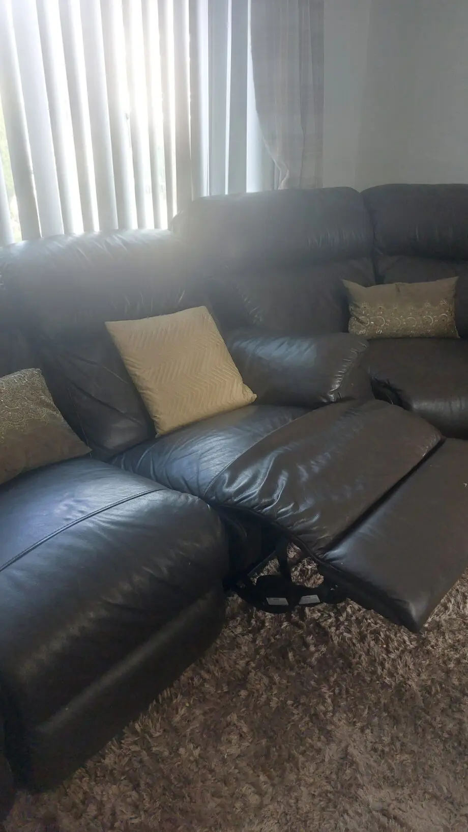 Recliner corner sofa 5 sitter