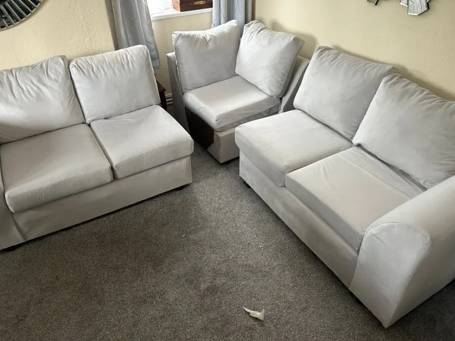 Light Grey Corner Sofa