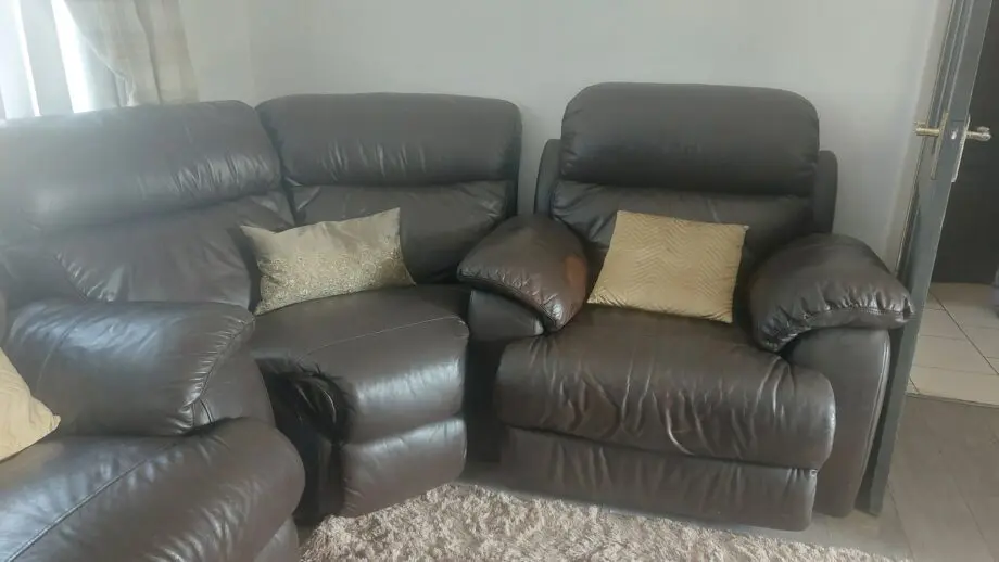 Recliner corner sofa 5 sitter