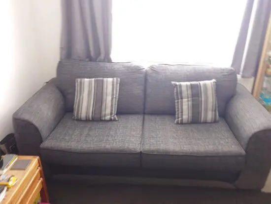 SCS charcoal grey 3 seater sofa