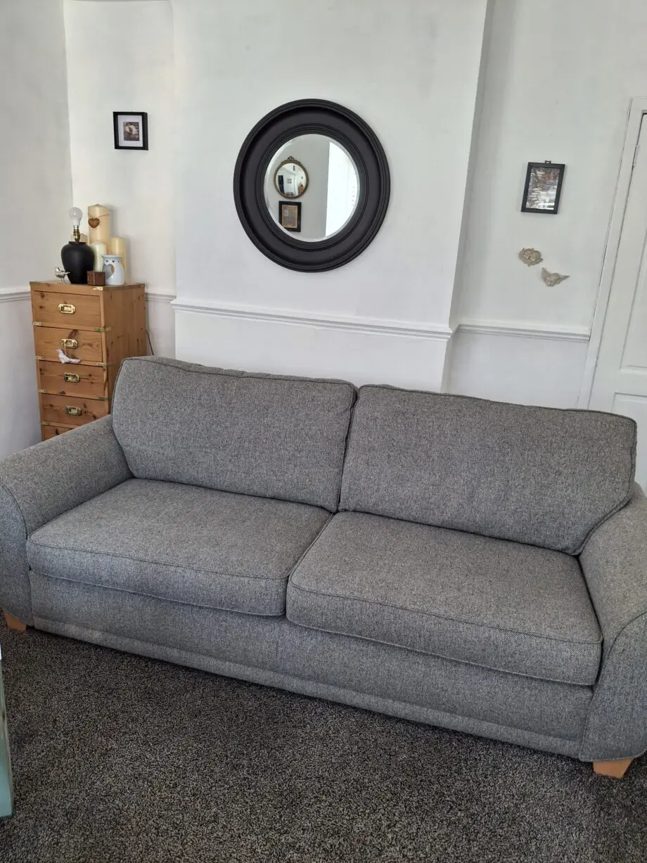 Dark grey lge 2 seater sofa