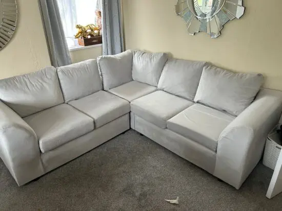 Light Grey Corner Sofa