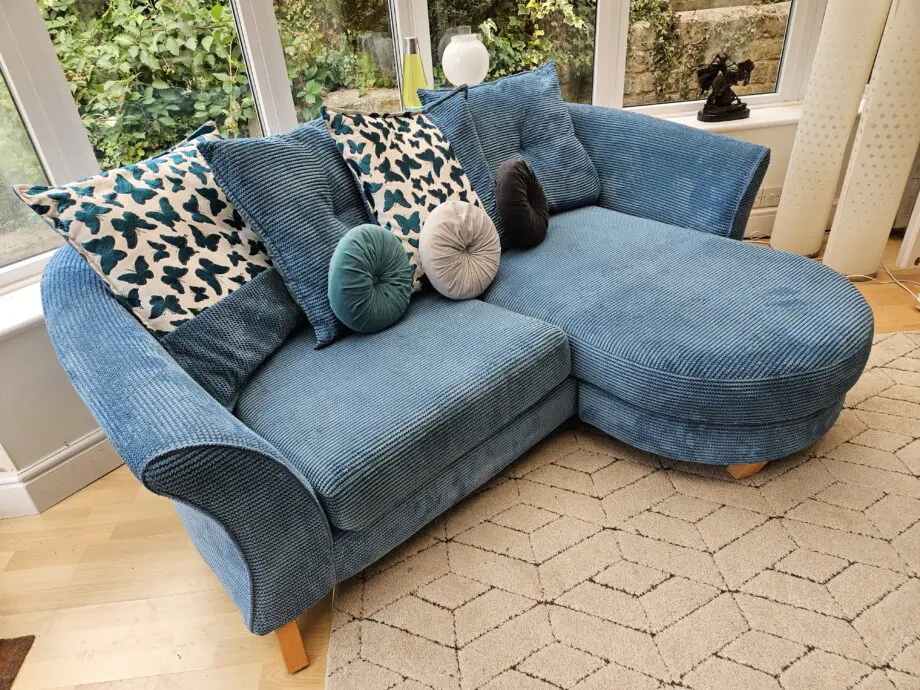 DFS teal lounger