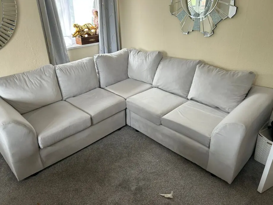 Light Grey Corner Sofa