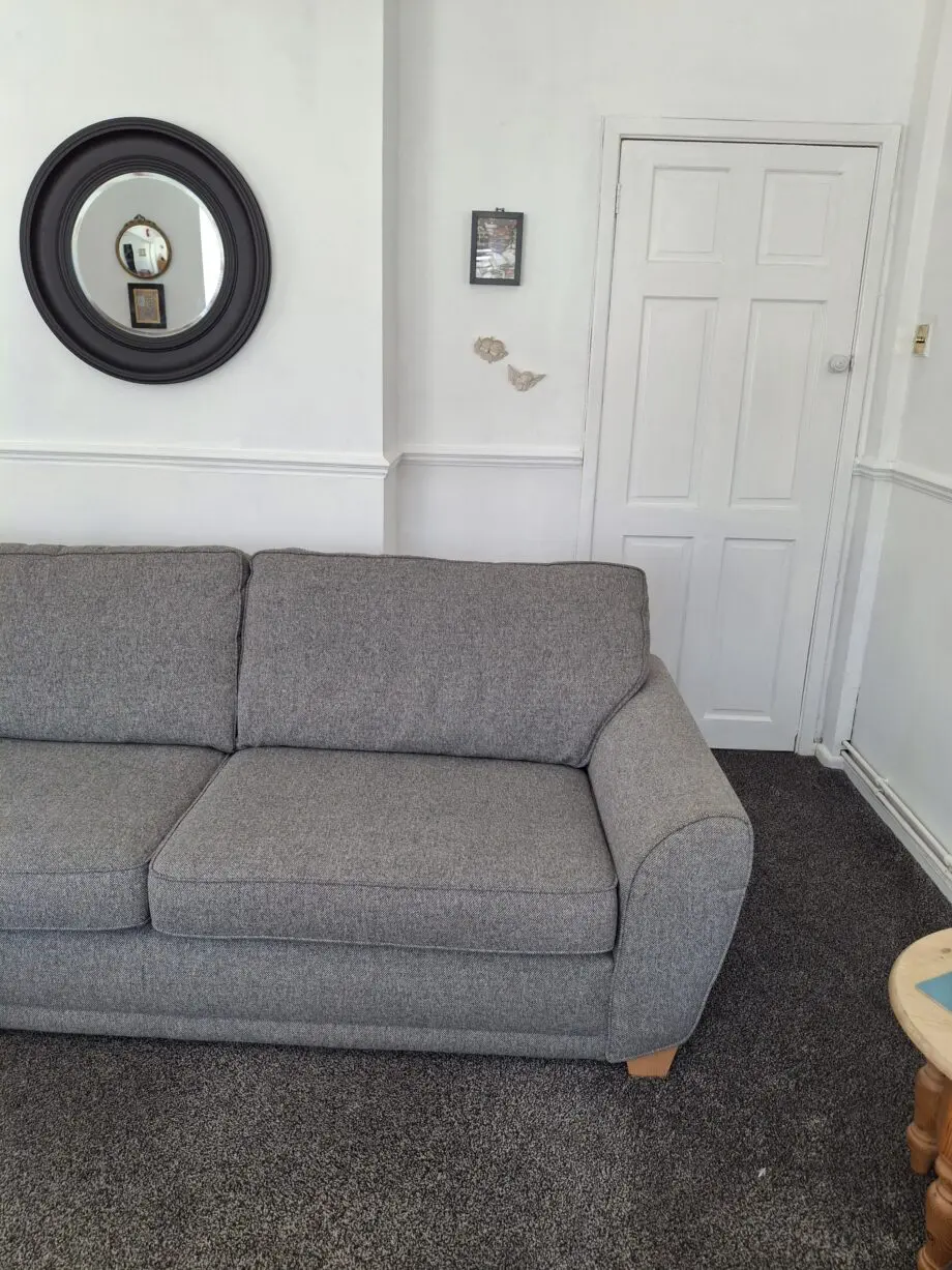 Dark grey lge 2 seater sofa