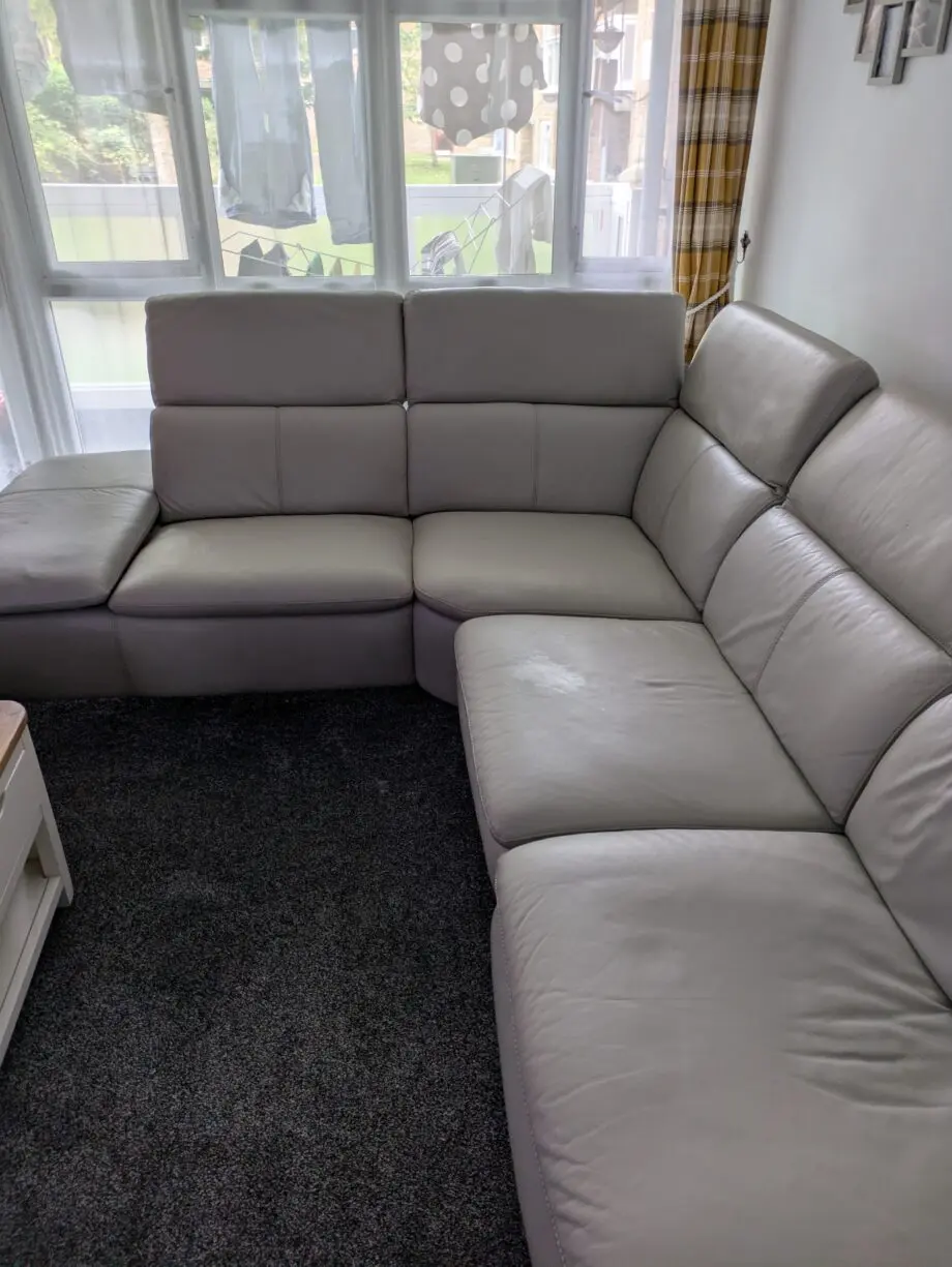 Corner leather