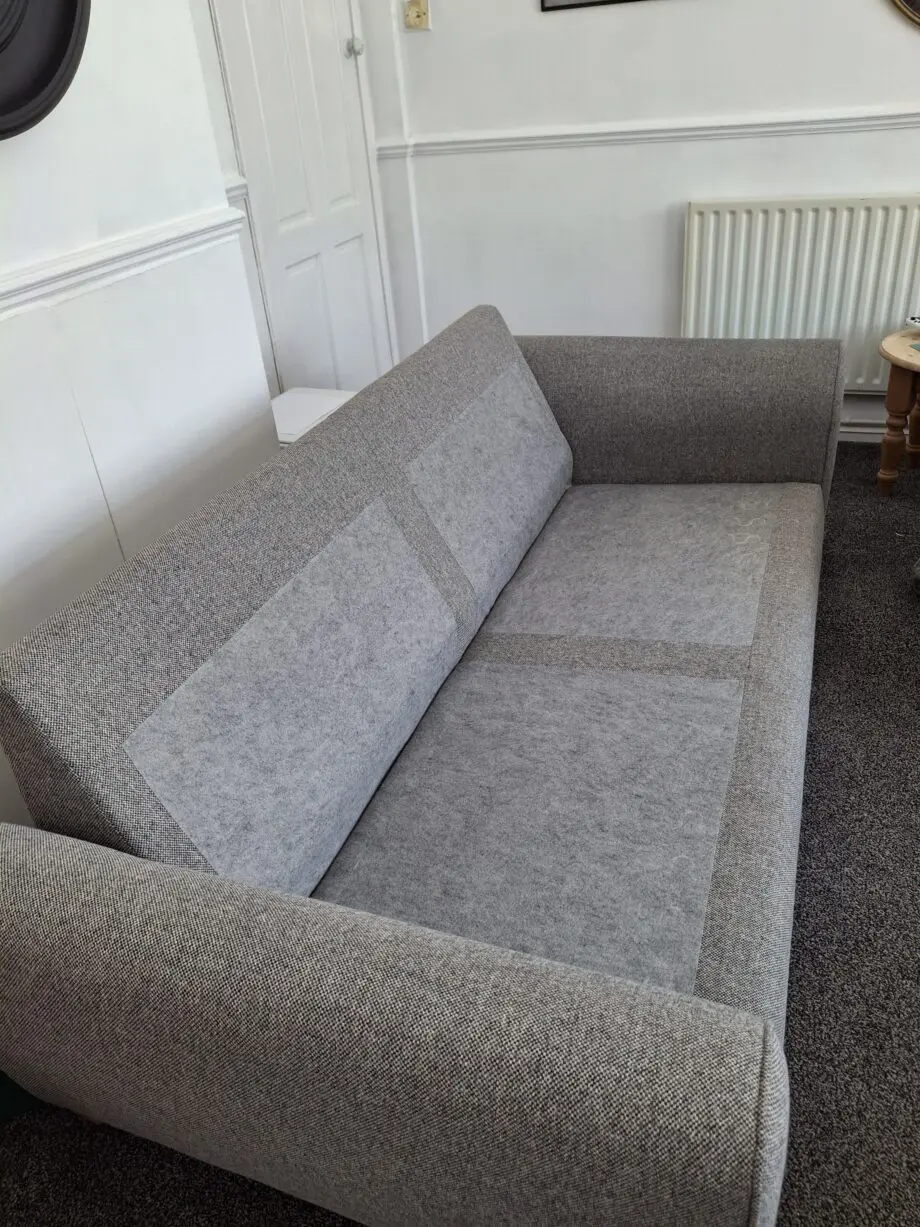 Dark grey lge 2 seater sofa