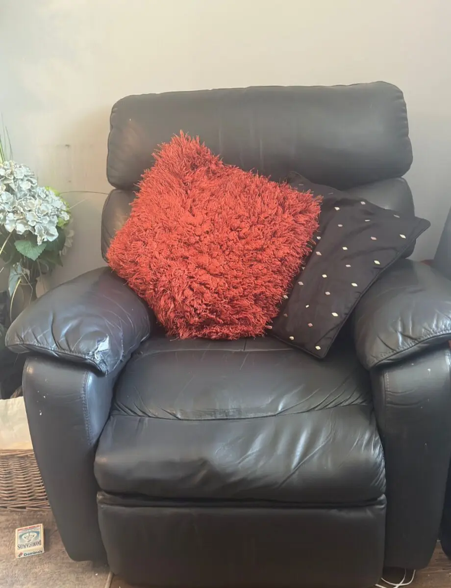 Leather 3 piece suite