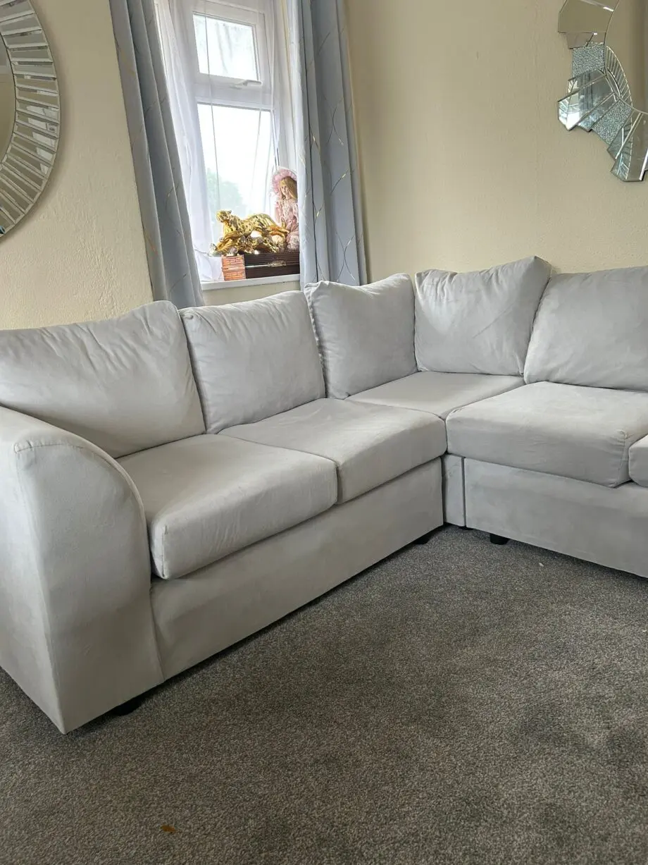 Light Grey Corner Sofa