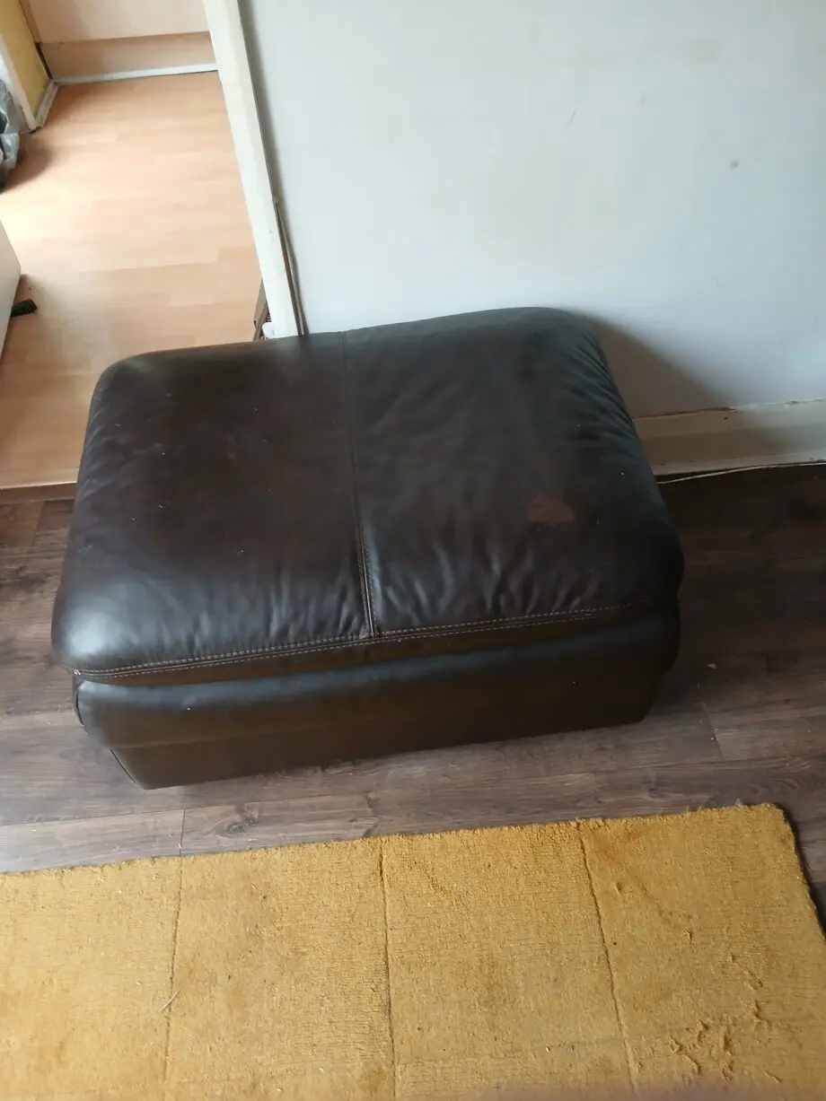 Brown leather