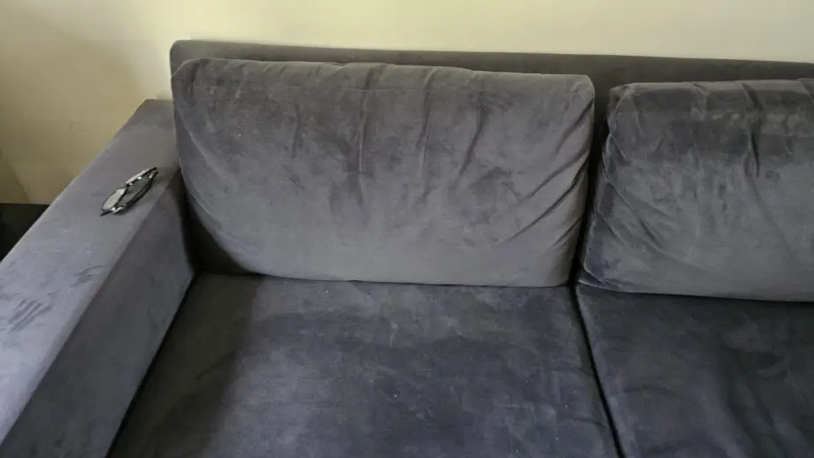 Dwell velvet 2 seater sofa. Really big excellent condition