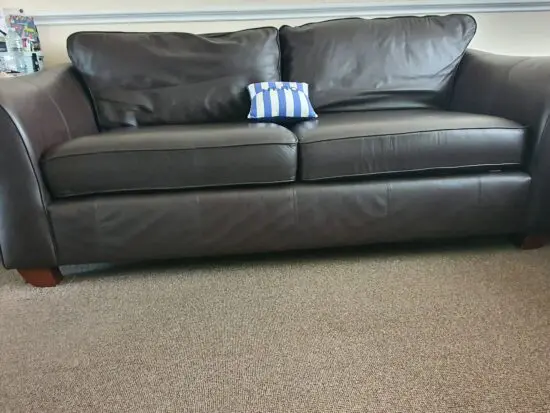 Brown Leather Sofa!