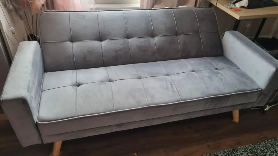 Grey Reclining Sofa Bed