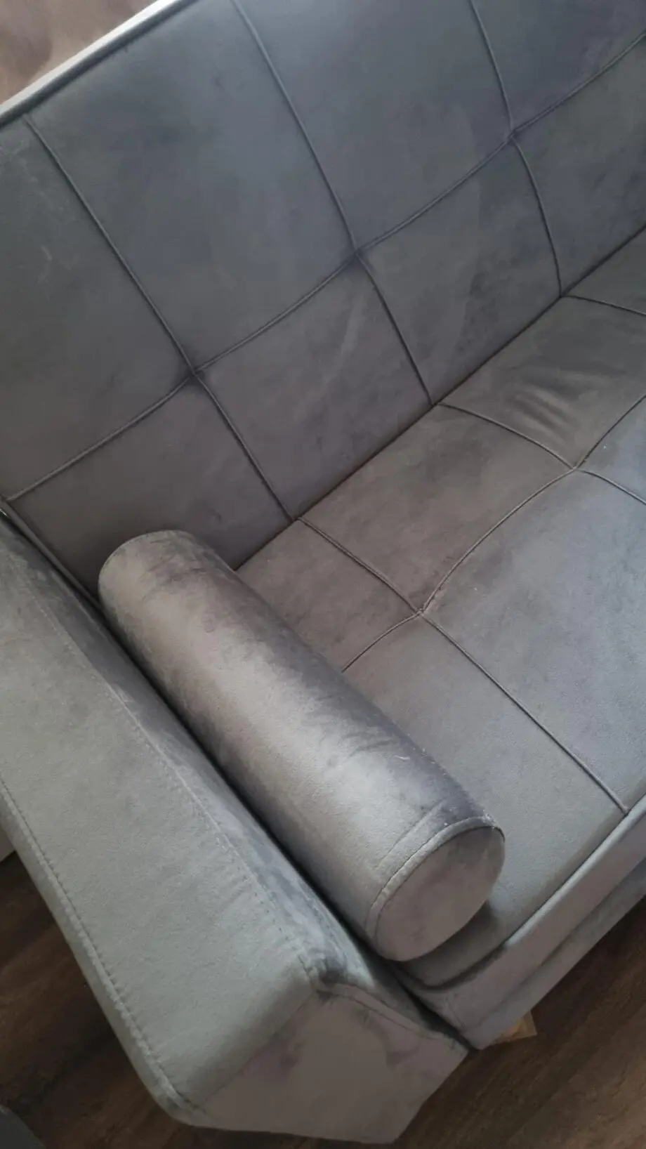 Grey Reclining Sofa Bed