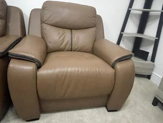 Anderson of Inverurie, Brown 1 Seater sofa