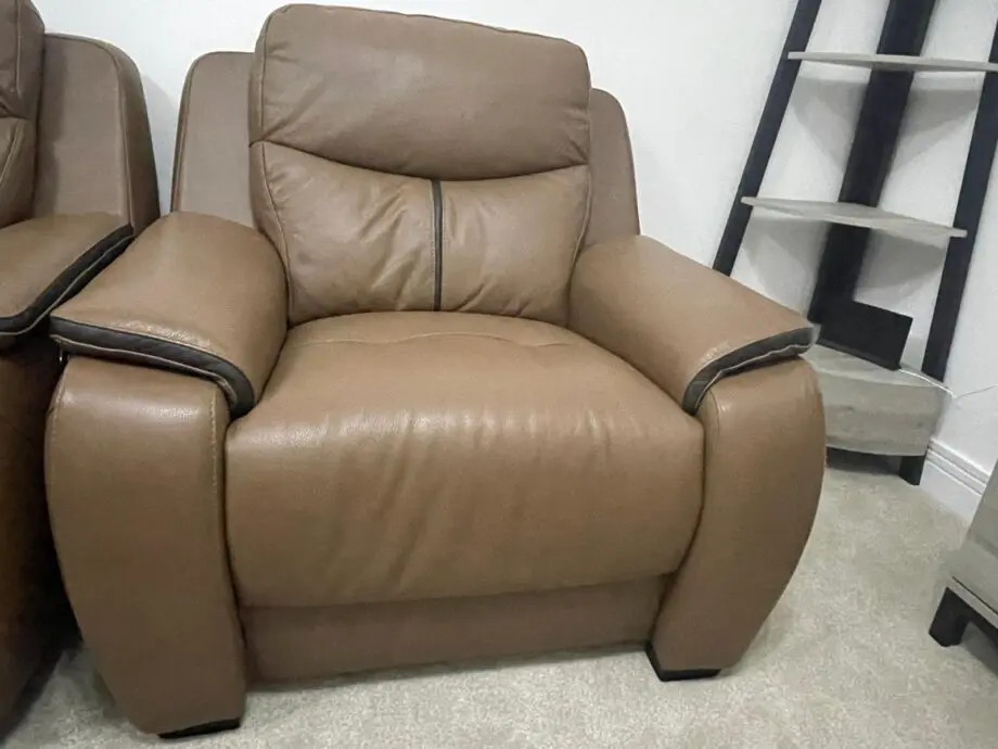 Anderson of Inverurie, Brown 1 Seater sofa