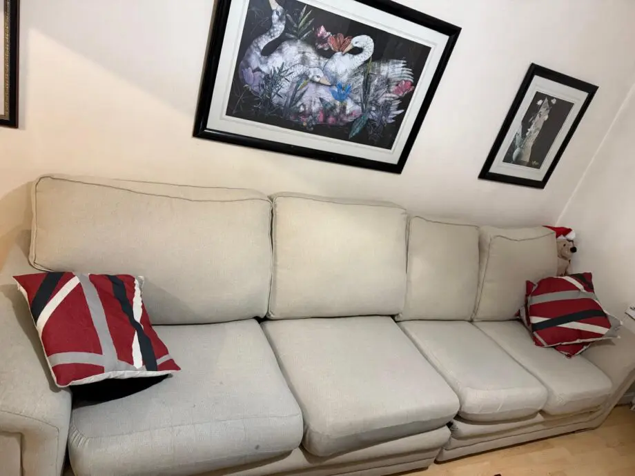 Two Seater Cushioned seat and back cushions Sofa