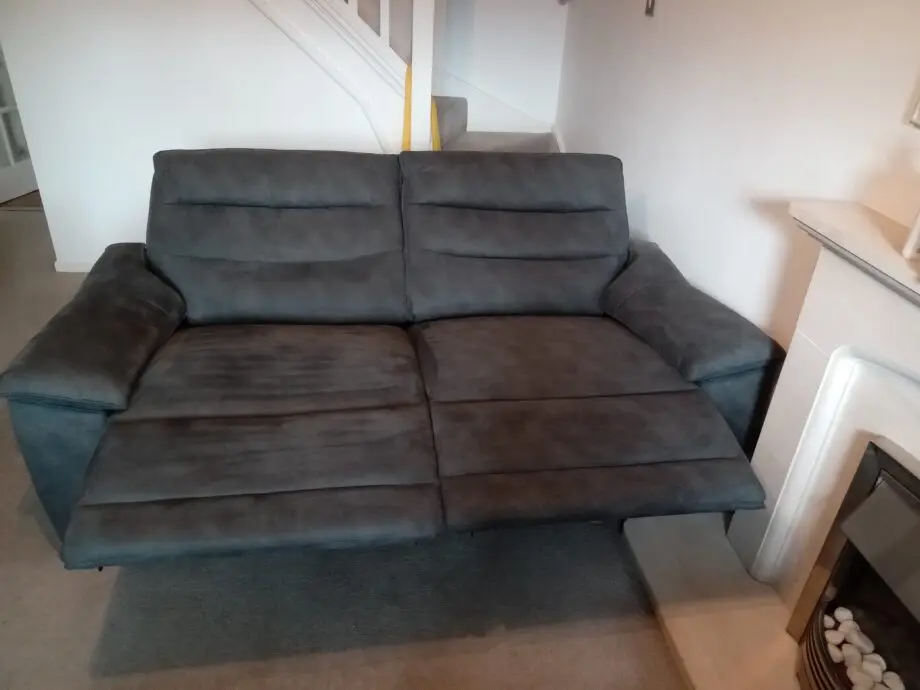 Oak Furniture Land 3 seater recliner sofa 10 months old in Excellent condition X2