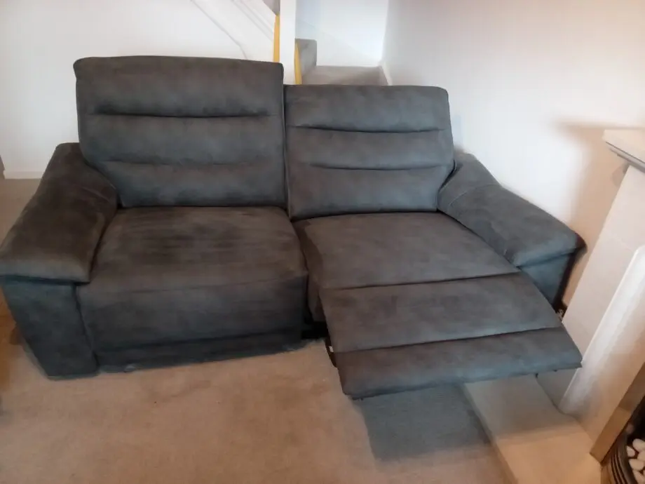 Oak Furniture Land 3 seater recliner sofa 10 months old in Excellent condition X2