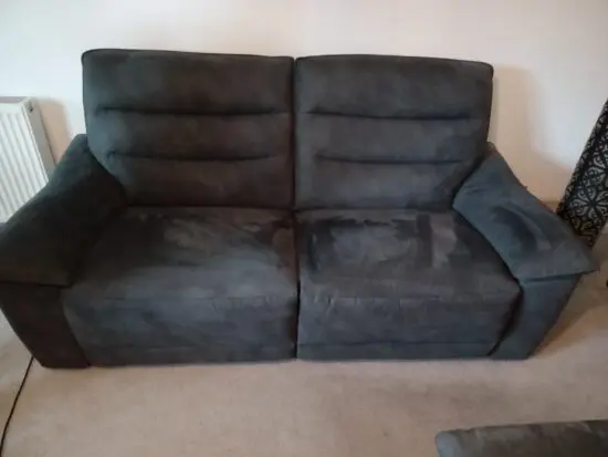 Oak Furniture Land 3 seater recliner sofa 10 months old in Excellent condition X2