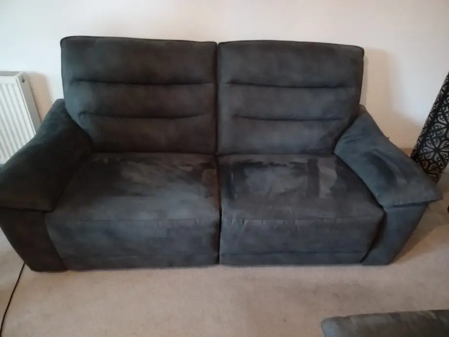 Oak Furniture Land 3 seater recliner sofa 10 months old in Excellent condition X2