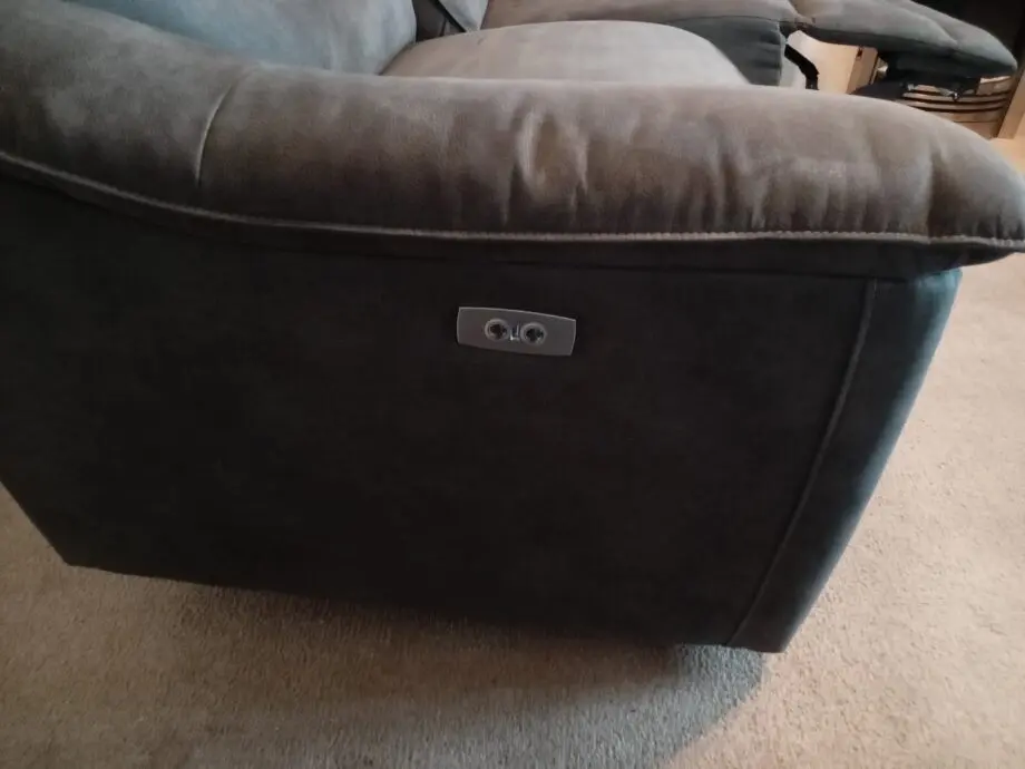 Oak Furniture Land 3 seater recliner sofa 10 months old in Excellent condition X2