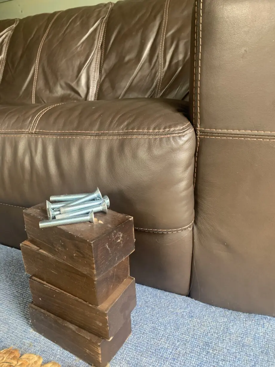 Quality Brown Leather Sofa