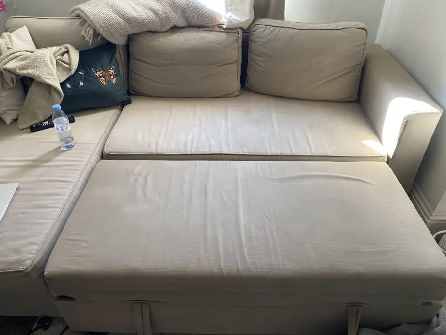 IKEA Beige Corner Sofa (and Sofa Bed) With Storage