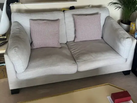 John Lewis Grey 2 seater sofa
