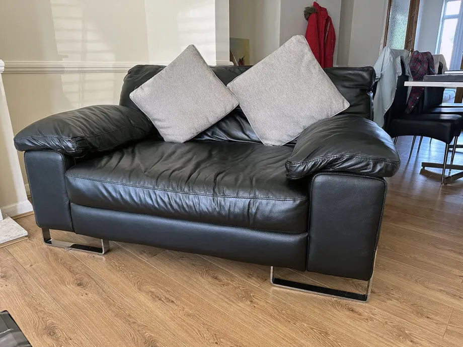 Dark Brown Modern Sofa Set