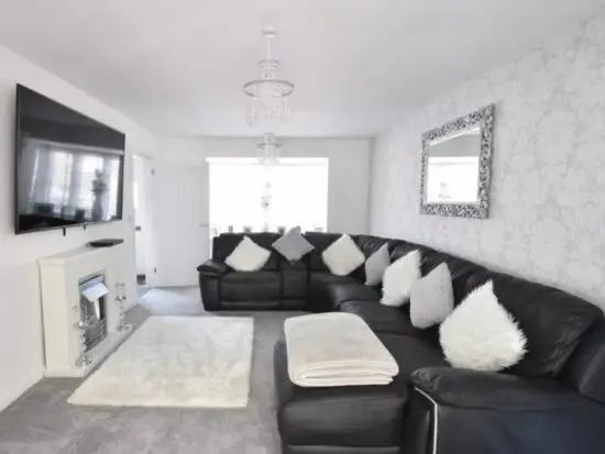 black leather corner sofa