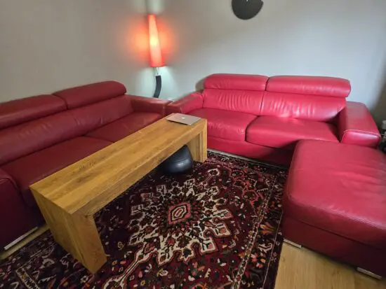 DFS leather sofa and sofa bed