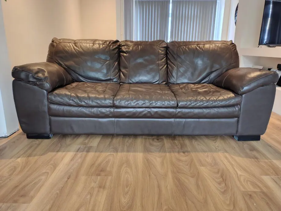 DFS Dark Brown Leather Set