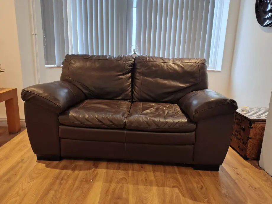 DFS Dark Brown Leather Set