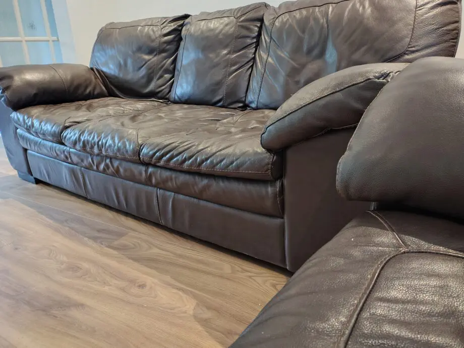 DFS Dark Brown Leather Set