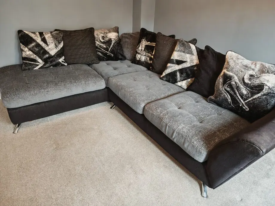 Sofology black/grey sofa L shape
