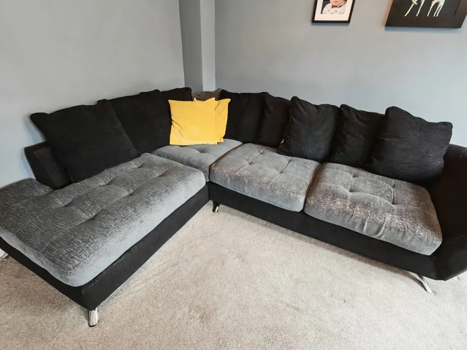 Sofology black/grey sofa L shape