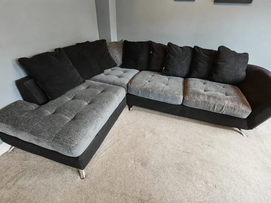 Sofology black/grey sofa L shape