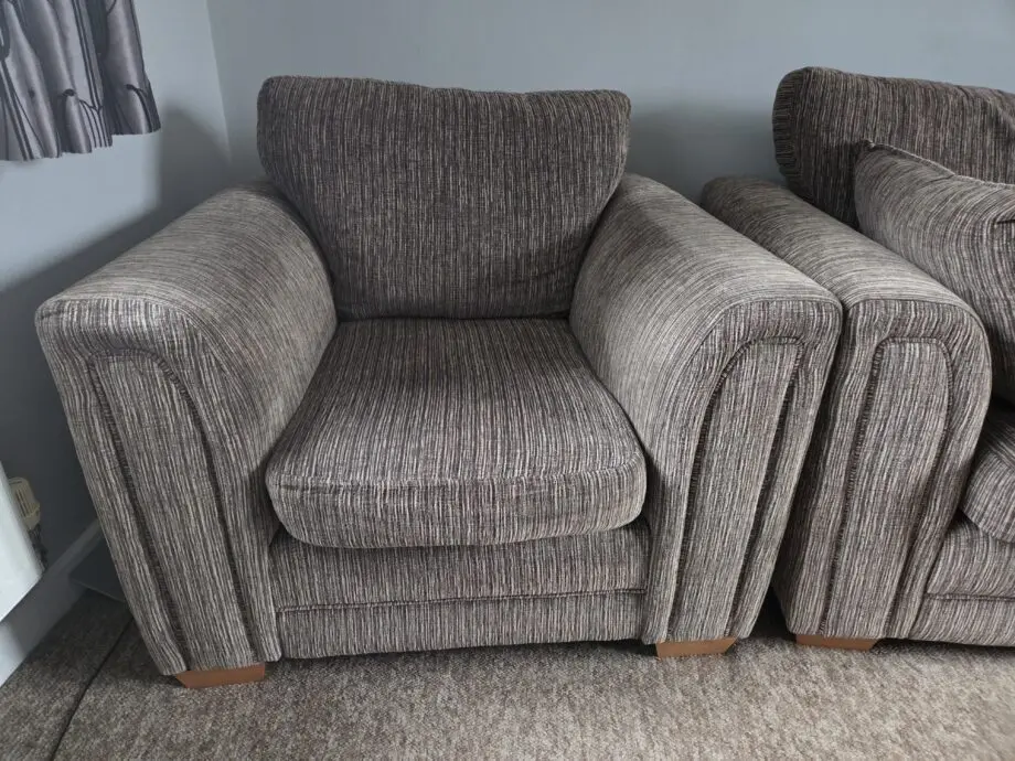 Dfs Mink and Natural Luca Corner Sofa