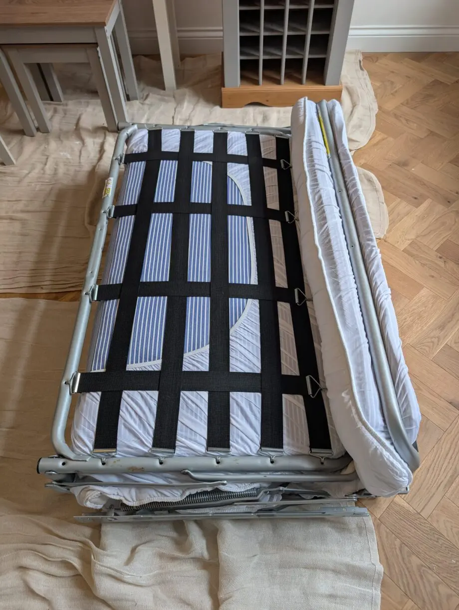 DFS Black Barkley 2 Seater sofa bed