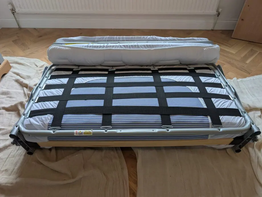 DFS Black Barkley 2 Seater sofa bed