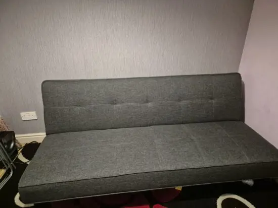 Argos charcoal 2 seater patsy clic clac sofa bed