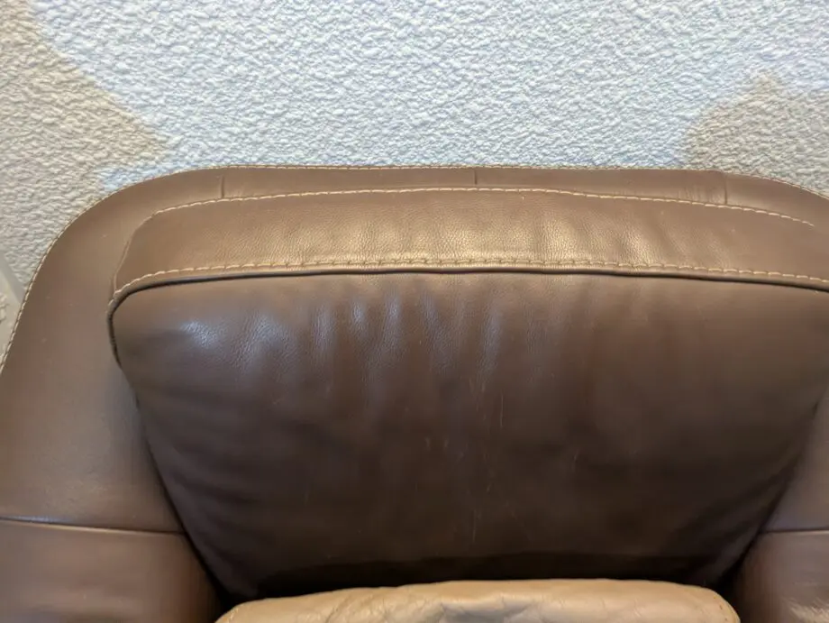 Brown Leather Sofa