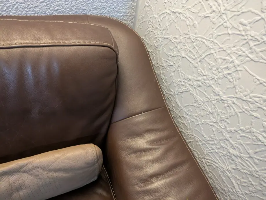 Brown Leather Sofa