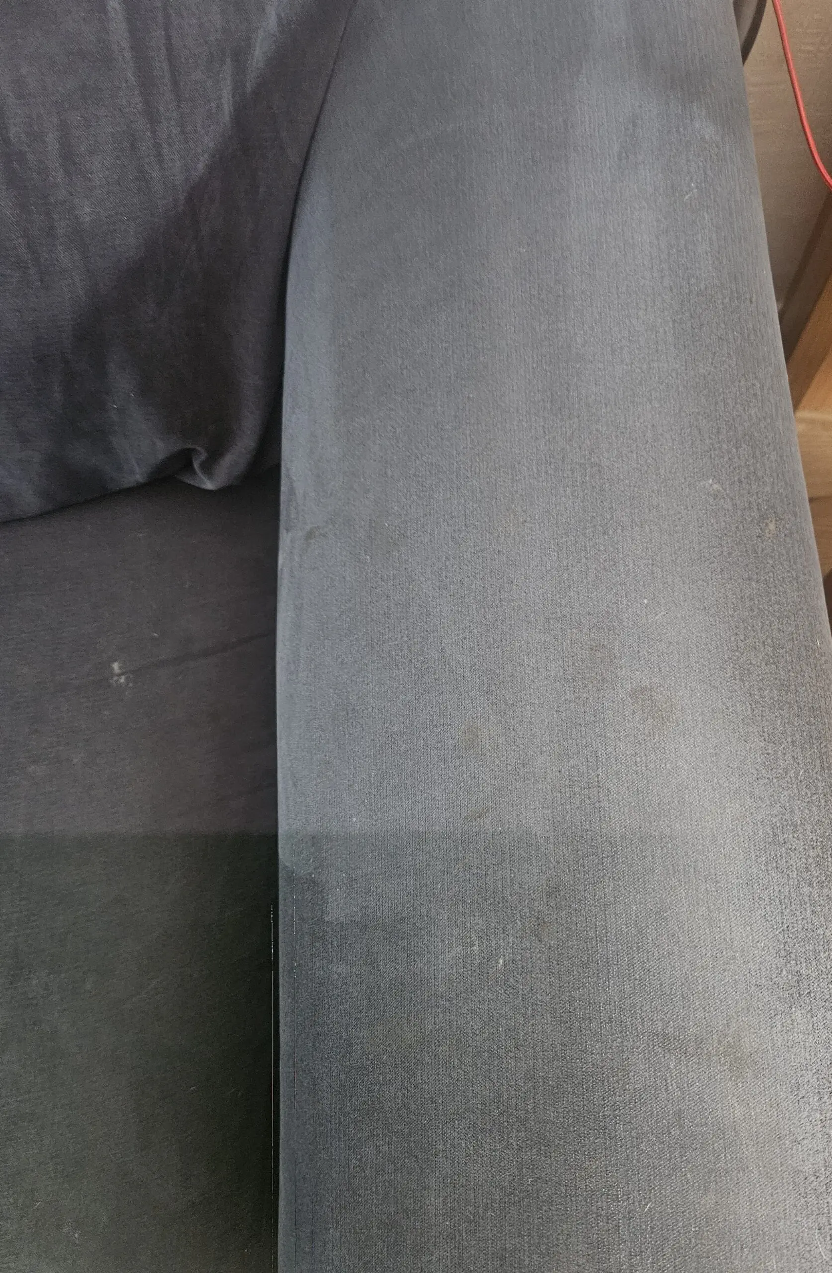 Navy blue 4 seater sofa with scatterback from Very