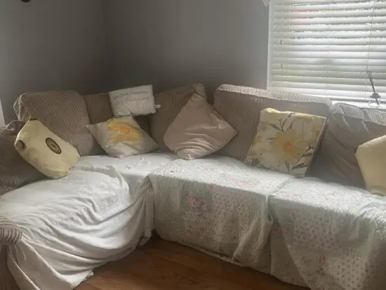 Large Grey Corner Sofa