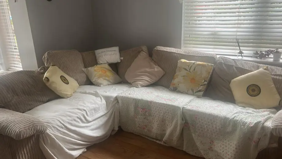 Large Grey Corner Sofa