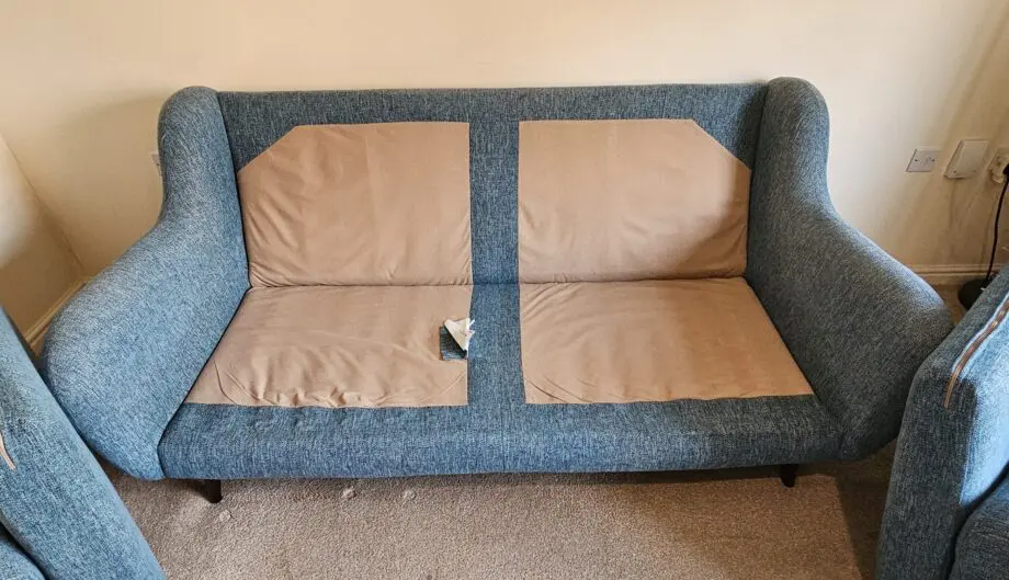 DFS FRENCH CONNECTION TEAL CAMDEN SOFA SET