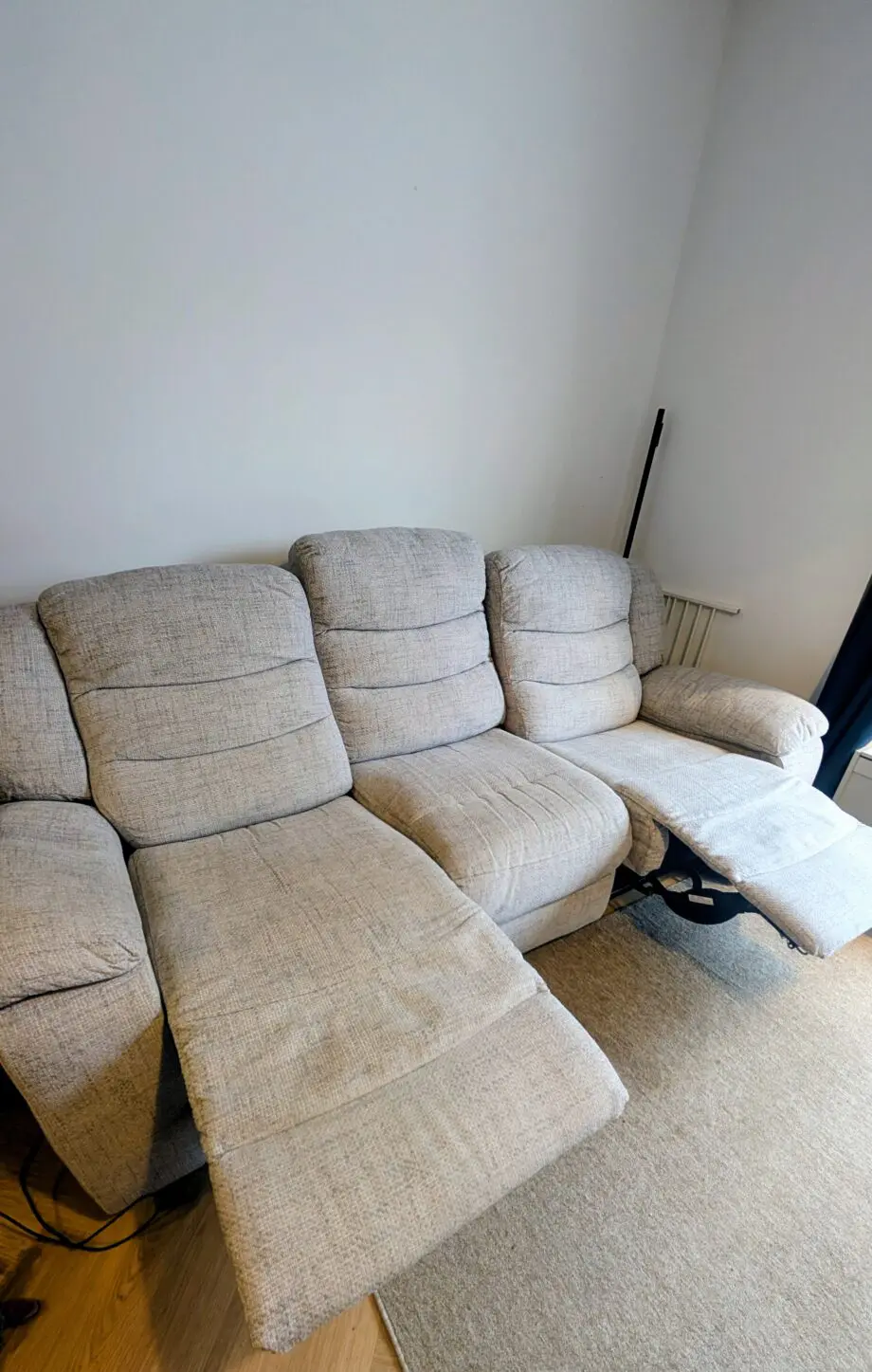 Oak Furniture Land, MARLOW 3 seater electric recliner
