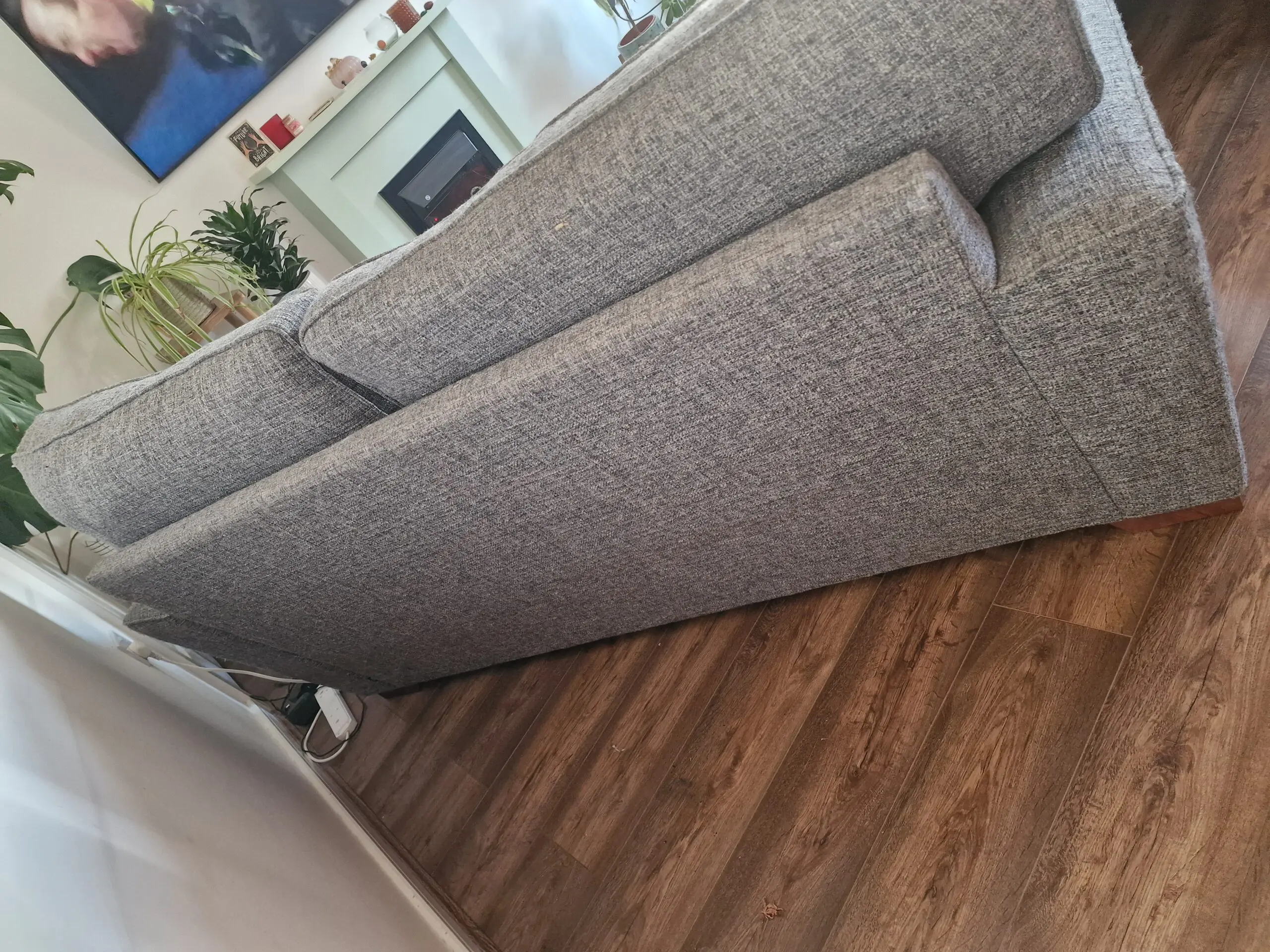 Next Home Grey 2 Seater Sofa